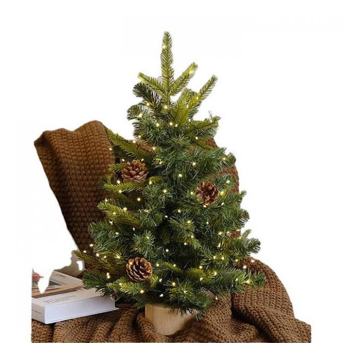 40/60CM Christmas Tree Desktop Mini Xmas Trees For Home Decoration Christmas Ornament 2024