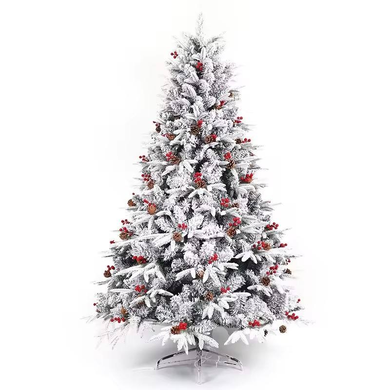 Flocked Christmas Tree