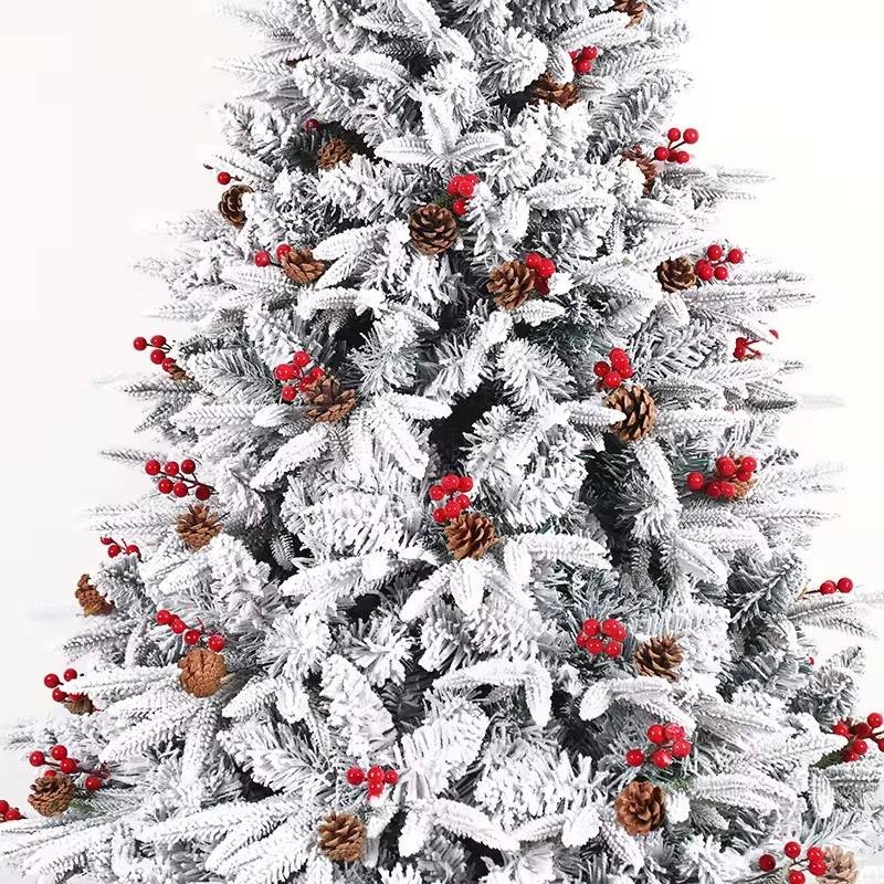 Flocked Christmas Tree