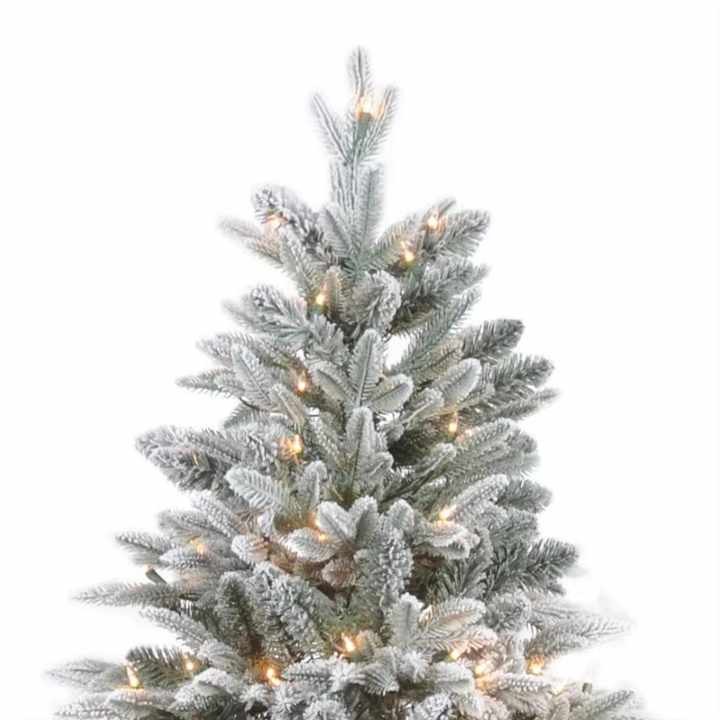 Flocked Christmas Tree